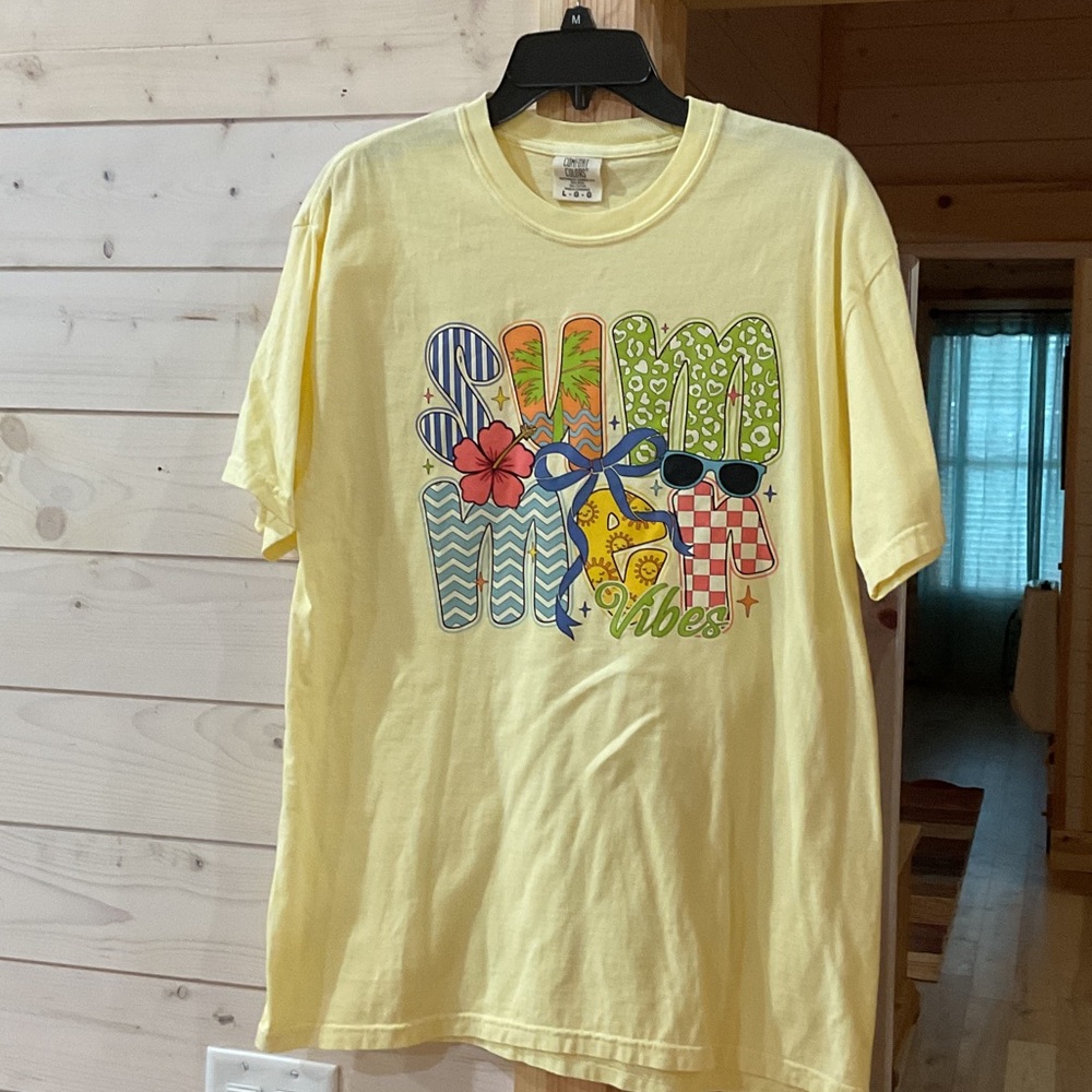 Comfort Colors Yellow Graphic Tee